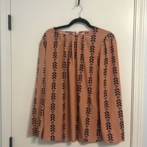 Pink Aztec print shirt